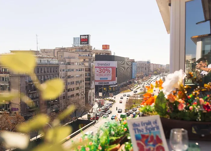 Old Town With Amazing View From The Balcony * بوخارست
