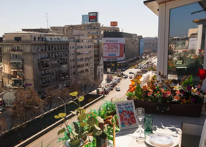 Appartamento Old Town With Amazing View From The Balcony Bucarest